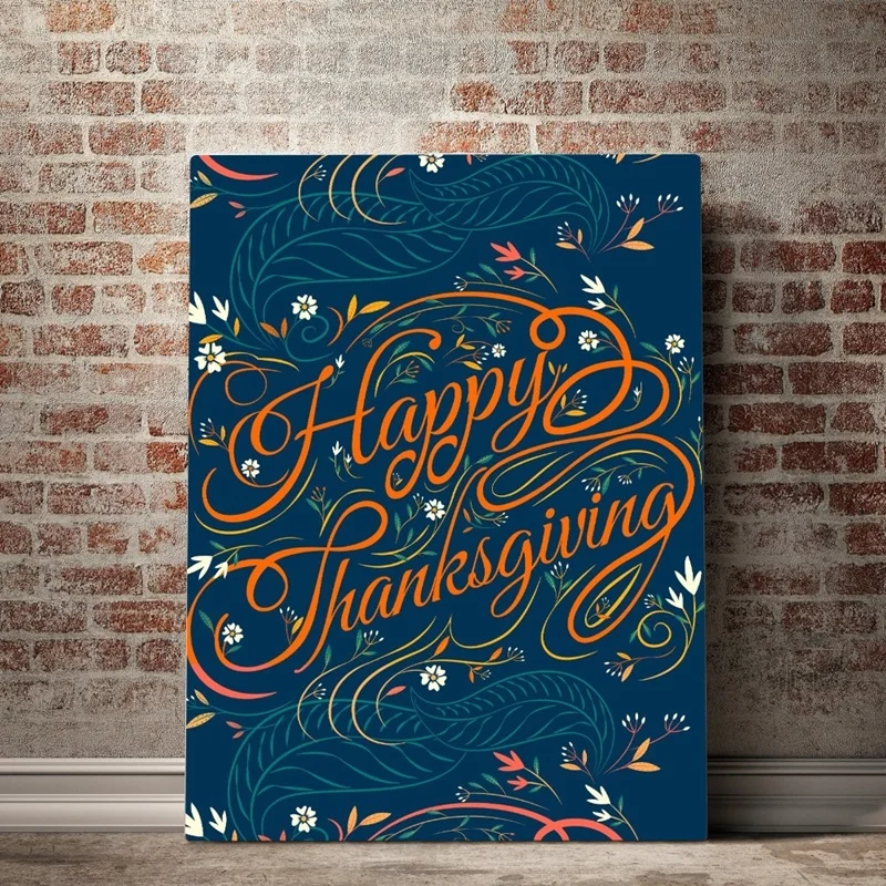 Happy Thanksgiving Holiday Home Decoration Poster Modern Style Small Flower Background Print Wall Art Canvas Painting Picture
Happy Thanksgiving Holiday Home Decoration Poster Modern Style Small Flower Background Print Wall Art Canvas Painting Picture