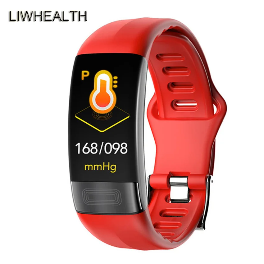 Умные часы ECG PPG HR/BP с 24 часовым монитором мужские и женские Смарт для Apple/Samsung/Xiaomi PK