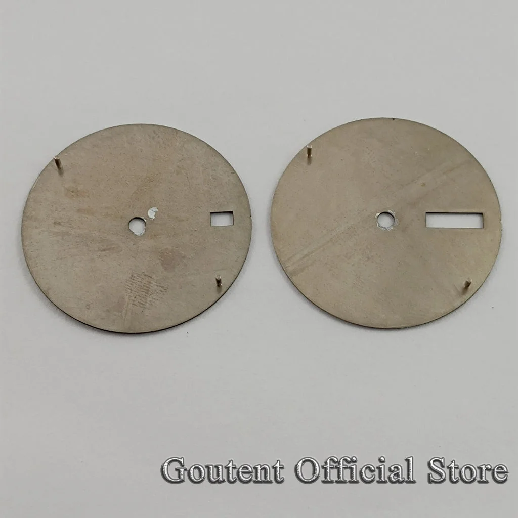 Goutent 28.5mm Black Sterile Watch Dial C3 Luminous Suitable For NH35/NH35A NH36/NH36A Automatic Movement Watch Face
Goutent 28.5mm Black Sterile Watch Dial C3 Luminous Suitable For NH35/NH35A NH36/NH36A Automatic Movement Watch Face