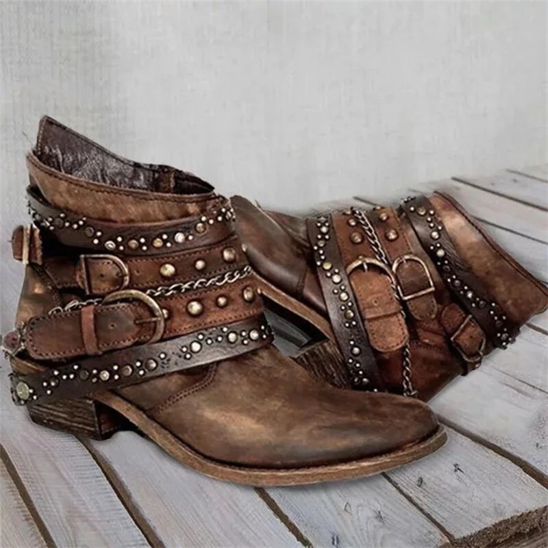 2021 New Pattern Low Heel Belt Buckle Rivet Handsome Knight Boots Leisure Skid-Proof Wear Resisting High Quality Women's Boots
2021 New Pattern Low Heel Belt Buckle Rivet Handsome Knight Boots Leisure Skid-Proof Wear Resisting High Quality Women's Boots