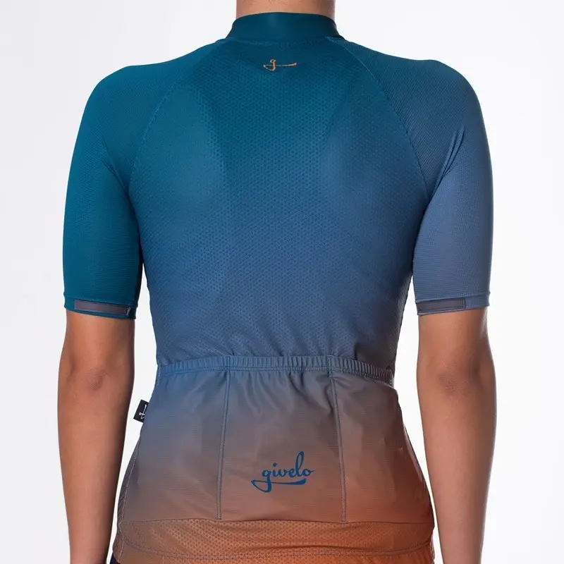 Short Sleeves Jersey Women Bib Shorts Sets Gradient Color Ventilation Thin Mountain Road Vehicle Riding Short Sleeve Cycle Shirt
Short Sleeves Jersey Women Bib Shorts Sets Gradient Color Ventilation Thin Mountain Road Vehicle Riding Short Sleeve Cycle Shirt