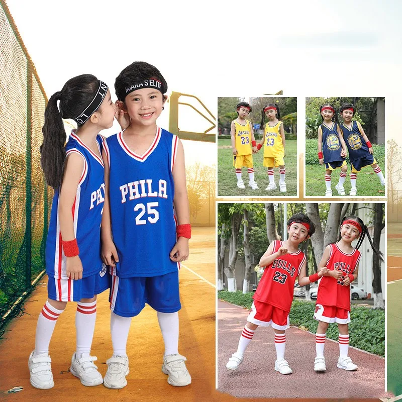 New Children's Basketball Uniforms, Outdoor Recreational Performances, Basketball Training Uniforms, Breathable Sports Suits
New Children's Basketball Uniforms, Outdoor Recreational Performances, Basketball Training Uniforms, Breathable Sports Suits