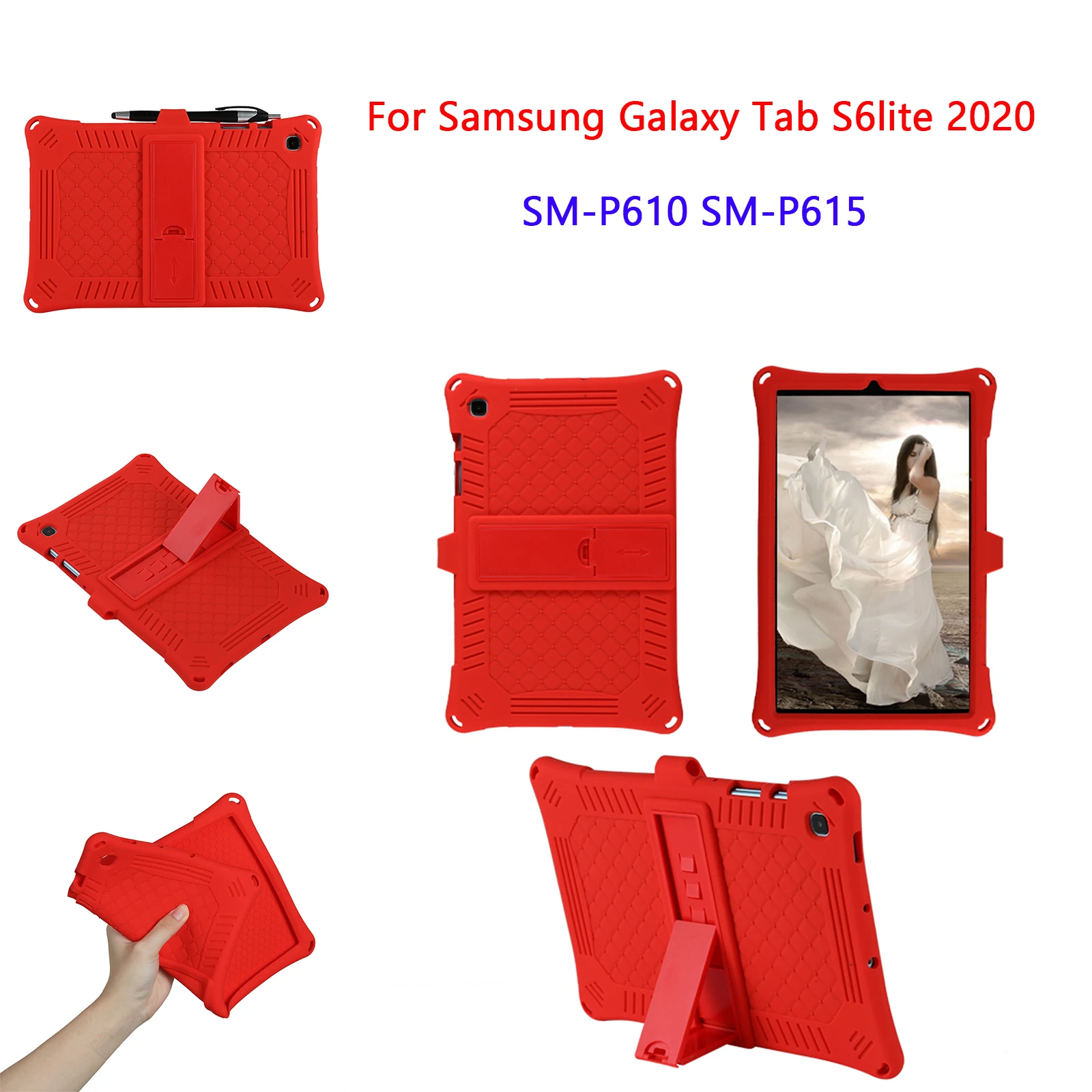 Case For Samsung Galaxy Tab S6 Lite 10.4" P610 P615 Tablet Case Soft Silicon Shockproof Stand Tablet Cover For SM-P610/P615 Case
Case For Samsung Galaxy Tab S6 Lite 10.4" P610 P615 Tablet Case Soft Silicon Shockproof Stand Tablet Cover For SM-P610/P615 Case