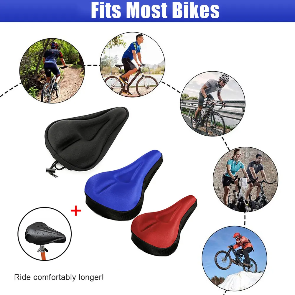 MTB Bike Thickened Soft Seat Summer Bicycle Rain Cushion Outdoor Riding Equipment Accessories Comfortable Saddle Cover Seat
MTB Bike Thickened Soft Seat Summer Bicycle Rain Cushion Outdoor Riding Equipment Accessories Comfortable Saddle Cover Seat