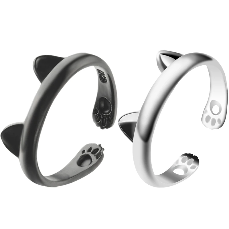 YWSHK The New Black Color Cat Ear Finger Ring Open Design Cute Fashion Jewelry For Women Young Girl Child Gift Adjustable Ring
YWSHK The New Black Color Cat Ear Finger Ring Open Design Cute Fashion Jewelry For Women Young Girl Child Gift Adjustable Ring
