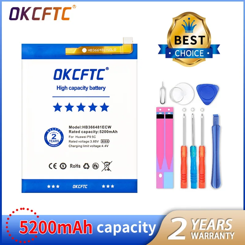 Оригинальный аккумулятор OKCFTC HB366481ECW для HUAWEI p9 /p9 lite honor 8 p10 lite y6C p8 lite 2017 p20 lite honor 5C G9
Оригинальный аккумулятор OKCFTC HB366481ECW для HUAWEI p9 /p9 lite honor 8 p10 lite y6C p8 lite 2017 p20 lite honor 5C G9