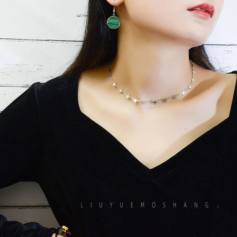 Fashion Multi Five Pointed Star Pendant For Women Jewelry Wholesale 316l Stainless Steel Choker Necklaces Bijoux Birthday Gifts
Fashion Multi Five Pointed Star Pendant For Women Jewelry Wholesale 316l Stainless Steel Choker Necklaces Bijoux Birthday Gifts