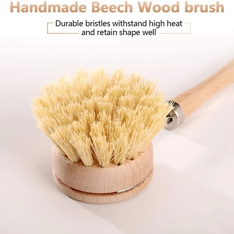Classic Dish Washing Brush Natural Scrub Brush Replacement Brush Refill for Kitchen Room Cleaning Supplies
Classic Dish Washing Brush Natural Scrub Brush Replacement Brush Refill for Kitchen Room Cleaning Supplies