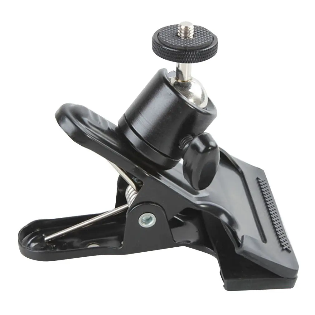 Multi-function Clip Clamp Holder Mount Tripod Heads with Standard Ball Head 1/4 Screw Photography Accessories 360 Degree 0.16 Kg
Multi-function Clip Clamp Holder Mount Tripod Heads with Standard Ball Head 1/4 Screw Photography Accessories 360 Degree 0.16 Kg
