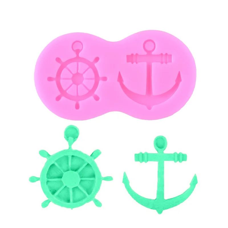New Rudder Anchor Fudge Silicone Food Grade Silicone Mold Chocolate Biscuit Baking Tool DIY Cake Decorating Tool Kitchenware
New Rudder Anchor Fudge Silicone Food Grade Silicone Mold Chocolate Biscuit Baking Tool DIY Cake Decorating Tool Kitchenware