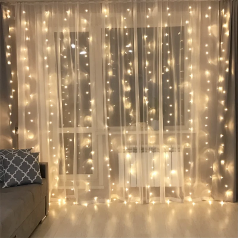 5pcs 3*2M LED Curtain Fairy Lights Christmas Garland Lights LED icicle String Lights Party Garden Home Wedding Window Decor
5pcs 3*2M LED Curtain Fairy Lights Christmas Garland Lights LED icicle String Lights Party Garden Home Wedding Window Decor