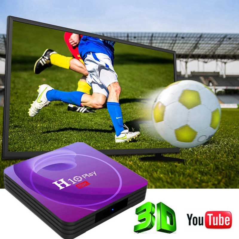 H10 Play Wifi TV Box 6K HD Quad Core 64-Bit Android 9.0 Media Box Multiple Language Media Support Set Top Box(EU PLUG,4+32G)
H10 Play Wifi TV Box 6K HD Quad Core 64-Bit Android 9.0 Media Box Multiple Language Media Support Set Top Box(EU PLUG,4+32G)