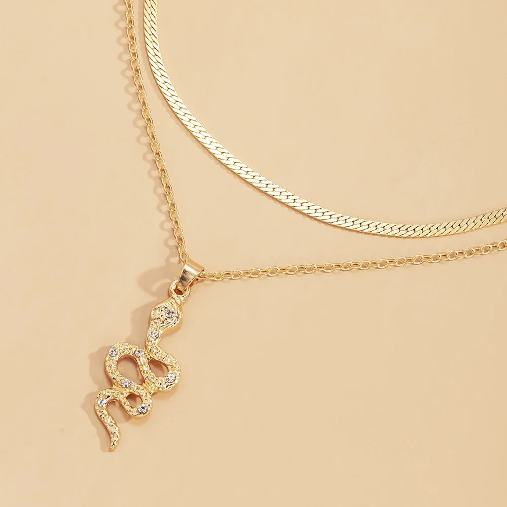 LIWO Jewelry Simple Retro Chain Like Flat Snake Tassel Necklace Women Ins Micro Rhinestone Snake Pendant Necklace Luxury
LIWO Jewelry Simple Retro Chain Like Flat Snake Tassel Necklace Women Ins Micro Rhinestone Snake Pendant Necklace Luxury
