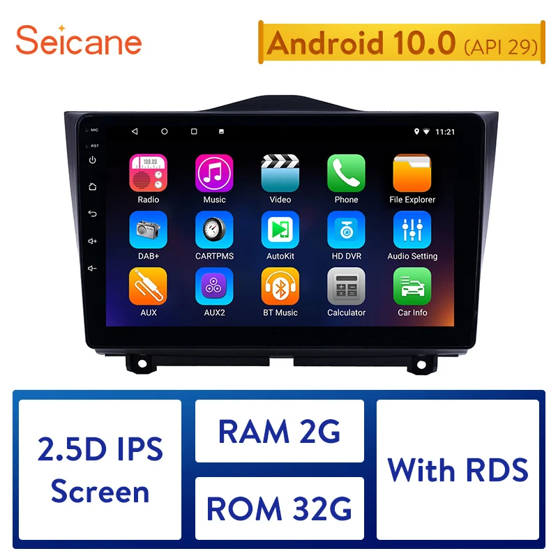 Seicane Android 12 9" 2+32G Car Radio GPS For LADA ВАЗ Granta Cross 2015 2016-2019 Navigation 2 din Multimedia Video Player
Seicane Android 12 9" 2+32G Car Radio GPS For LADA ВАЗ Granta Cross 2015 2016-2019 Navigation 2 din Multimedia Video Player