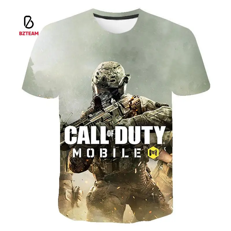 BZTEAM Call of Duty New Summer 3D Printed T-shirt Boys and Girls Casual Streetwear Short Sleeve Boys and Girls Fashion Cool Tops
BZTEAM Call of Duty New Summer 3D Printed T-shirt Boys and Girls Casual Streetwear Short Sleeve Boys and Girls Fashion Cool Tops