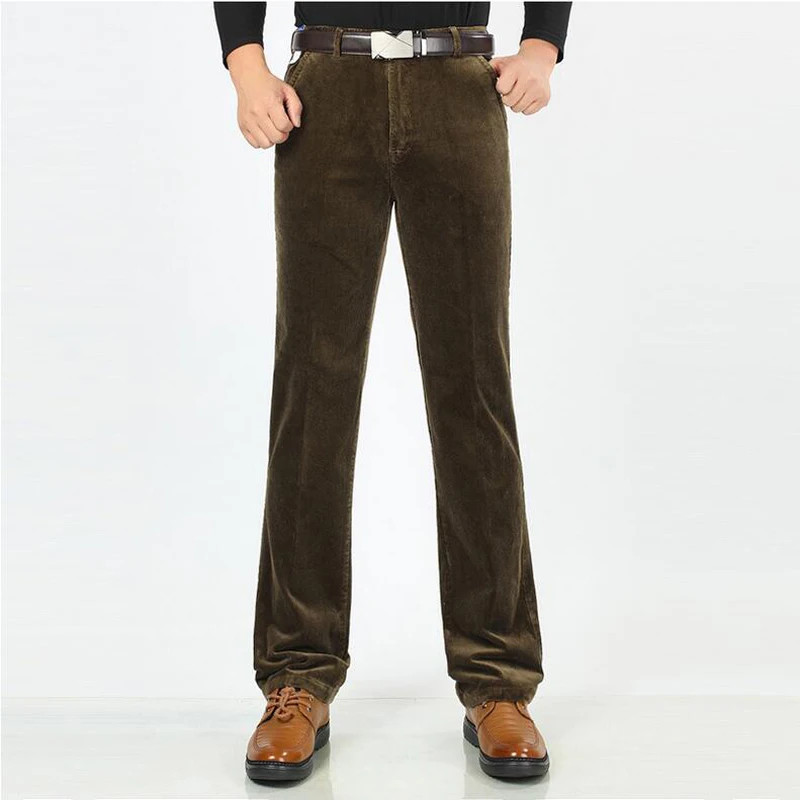 Autumn Winter Corduroy Pants Men Business Casual Pants Loose Elastic Straight Fit Pants Male Corduroy Red Trousers Plus Size 42
Autumn Winter Corduroy Pants Men Business Casual Pants Loose Elastic Straight Fit Pants Male Corduroy Red Trousers Plus Size 42