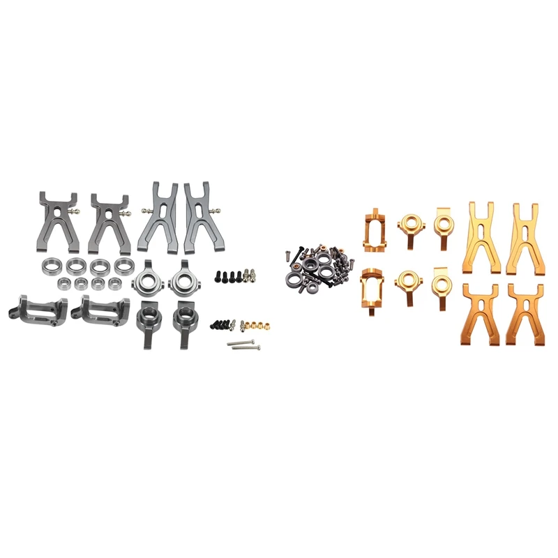2Set Suspension Arm & Front/Rear Hub C Seat Parts Kit For Wltoys A959 A979 A959B A979B K929 Yellow & Grey
2Set Suspension Arm & Front/Rear Hub C Seat Parts Kit For Wltoys A959 A979 A959B A979B K929 Yellow & Grey