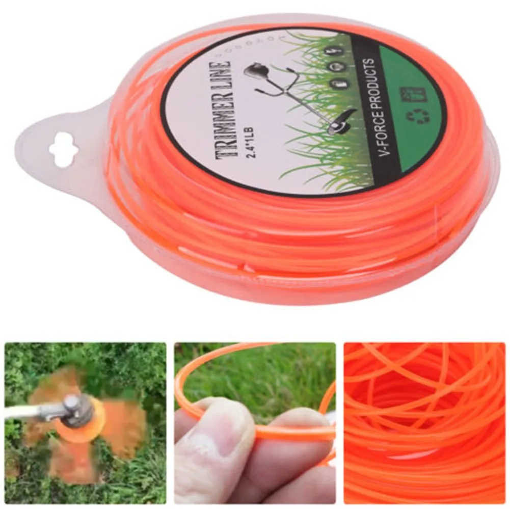 2.4mm X 90m Brushcutter Cord Orange Trimmer Nylon Strimmer Line Wire - Round Straw Rope Grass Ropes Trimmer Lawn Mower Supplies
2.4mm X 90m Brushcutter Cord Orange Trimmer Nylon Strimmer Line Wire - Round Straw Rope Grass Ropes Trimmer Lawn Mower Supplies