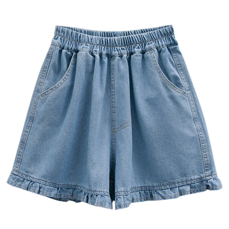 Women Summer Loose Casual Short Jeans Female High Waist Jean Shorts New 2021 Korean All-match Ladies Ruffle Denim Short Trousers
Women Summer Loose Casual Short Jeans Female High Waist Jean Shorts New 2021 Korean All-match Ladies Ruffle Denim Short Trousers