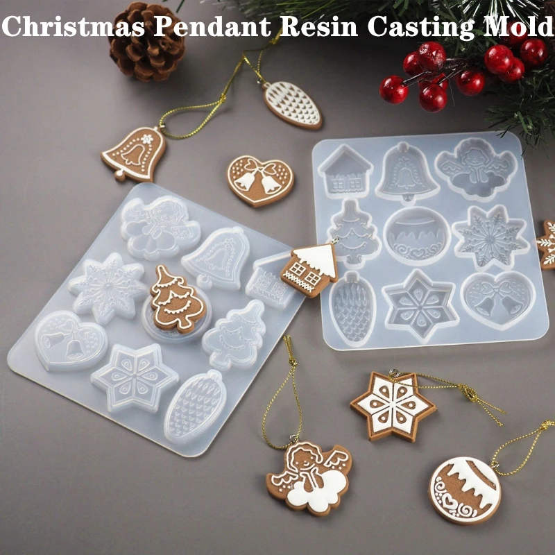 1pcs Christmas Tree Snowflake Elk Pendant Resin Casting Mold Key Chain Christmas Ornament Silicone Resin Mold Art Crafts
1pcs Christmas Tree Snowflake Elk Pendant Resin Casting Mold Key Chain Christmas Ornament Silicone Resin Mold Art Crafts