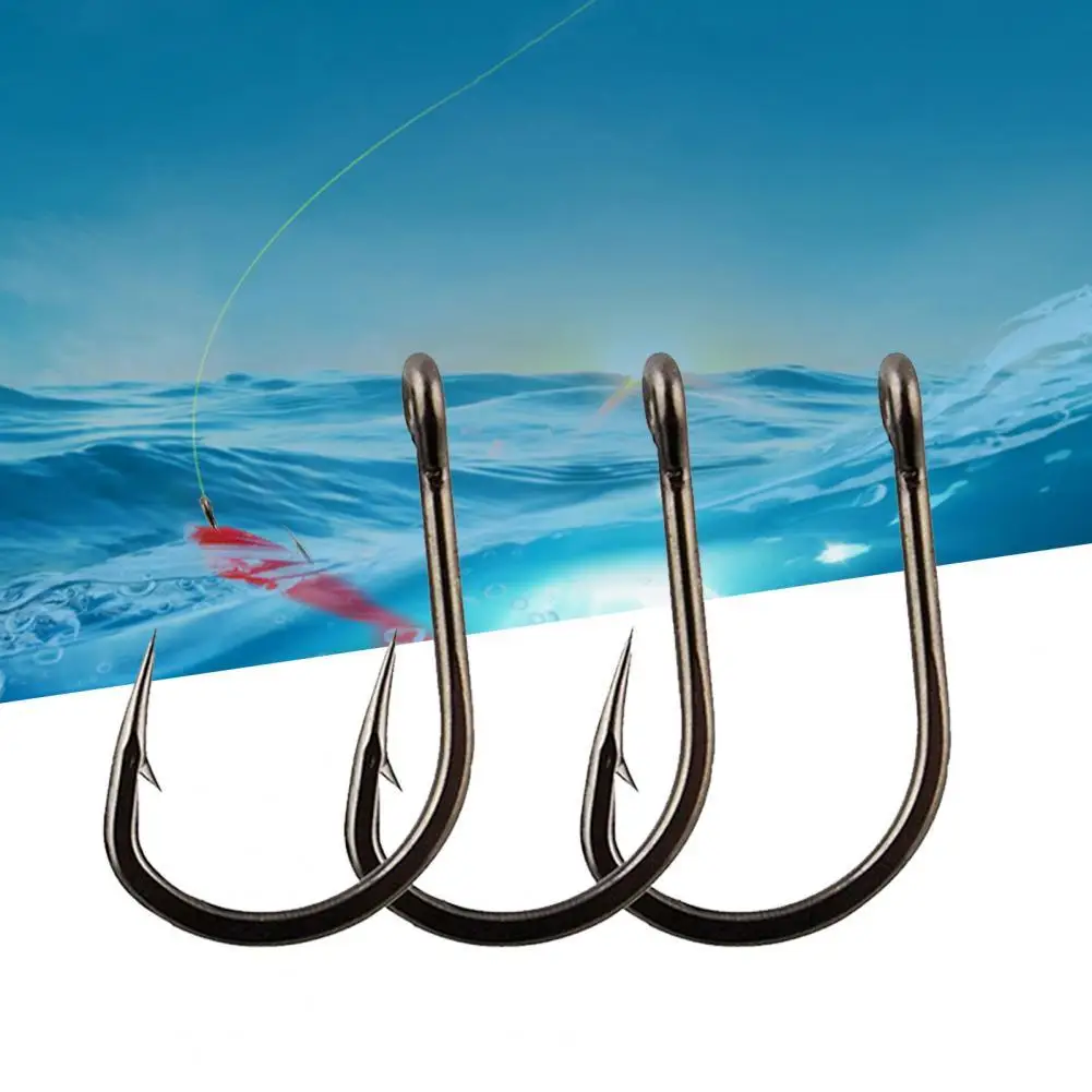 100Pcs Fishing Hooks Circle Fishing Catfish Hooks Thick Sharp Portable Strong Carbon Steel Sharp Fish Tools for Sea
100Pcs Fishing Hooks Circle Fishing Catfish Hooks Thick Sharp Portable Strong Carbon Steel Sharp Fish Tools for Sea