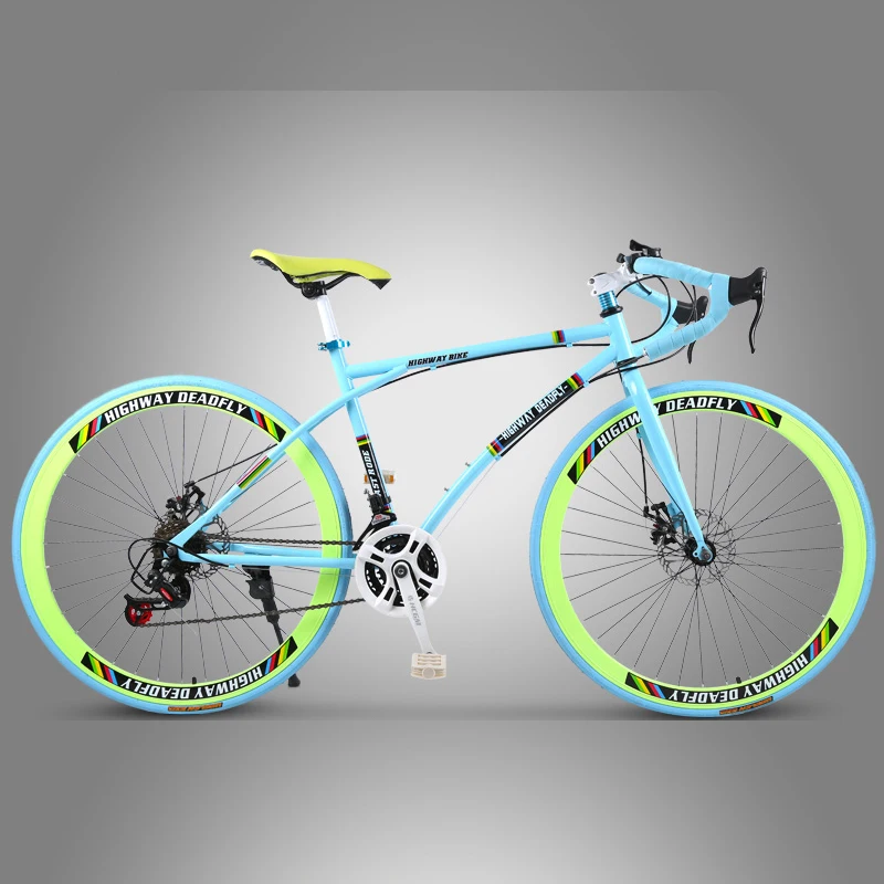 Dead Fly Variable Speed Bicycle Road Racing Solid Tire Bent Handlebar Muscle Live Flying Double Brake Student Male And Female
Dead Fly Variable Speed Bicycle Road Racing Solid Tire Bent Handlebar Muscle Live Flying Double Brake Student Male And Female