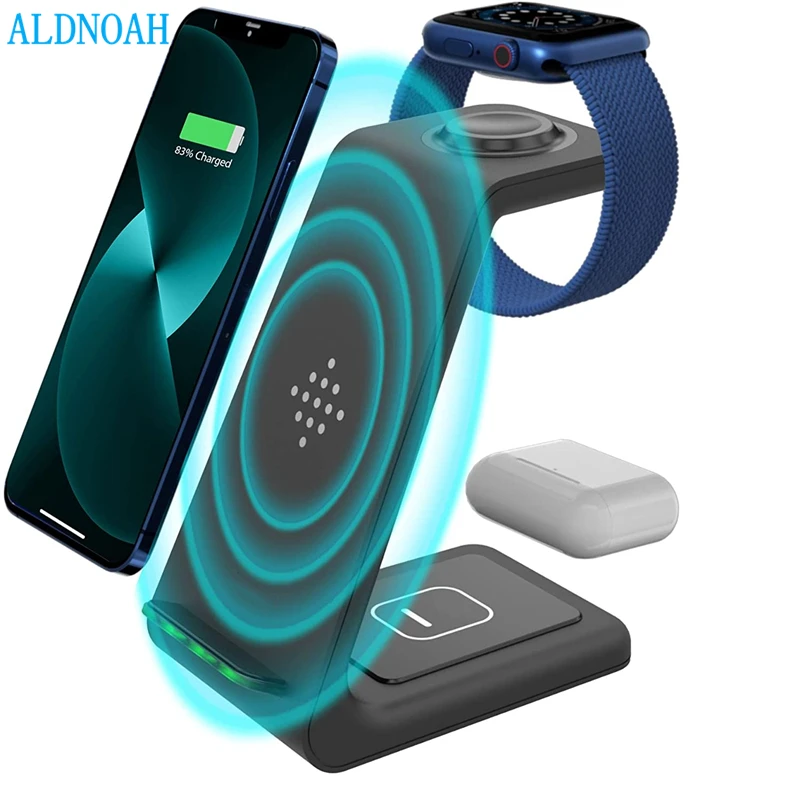 3 in 1 Qi Wireless Charger for iPhone 13 12 11 XS XR X 8 AirPods 2 3 Pro 15W Fast Charging Station For Apple Watch SE 6 5 4 3 2
3 in 1 Qi Wireless Charger for iPhone 13 12 11 XS XR X 8 AirPods 2 3 Pro 15W Fast Charging Station For Apple Watch SE 6 5 4 3 2