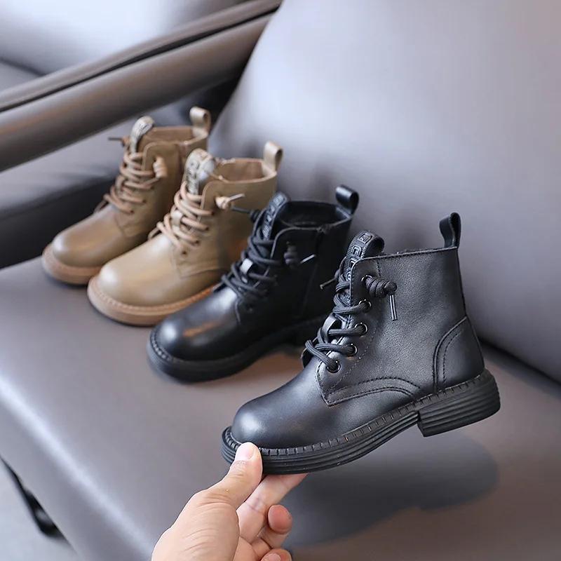 New Autumn Kids Fashion Boots Baby Girls Shoes Children Genuine Leather Brand Shoes Boys Motorcycle Boots Soft Boots Black Shoes 
New Autumn Kids Fashion Boots Baby Girls Shoes Children Genuine Leather Brand Shoes Boys Motorcycle Boots Soft Boots Black Shoes
