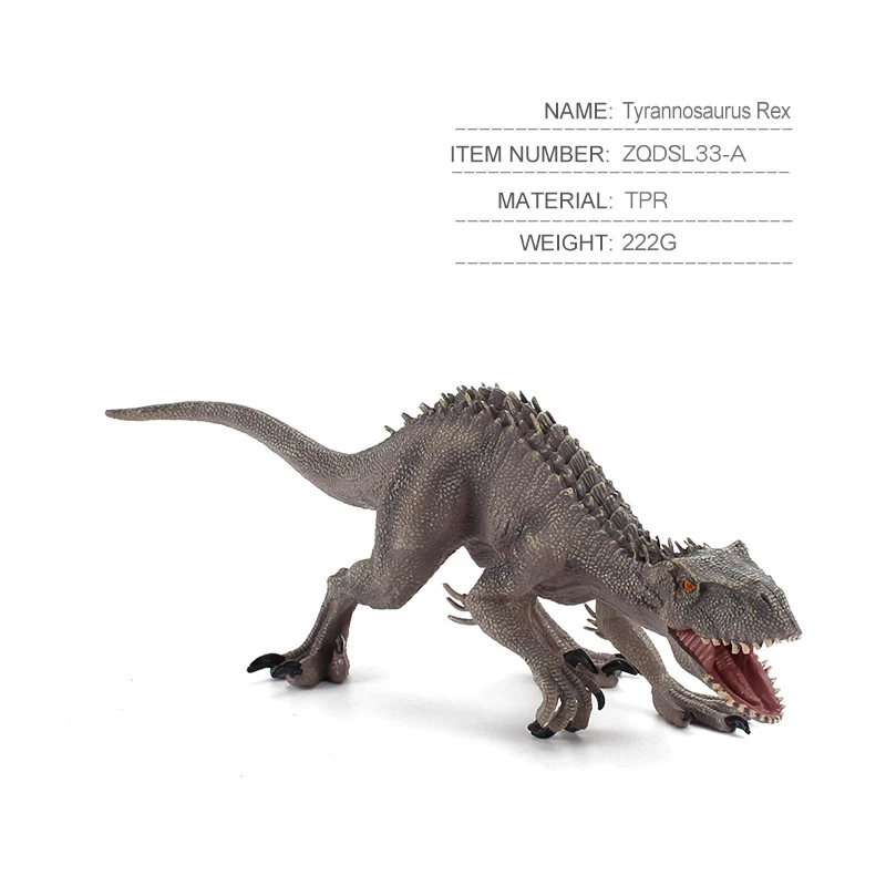 New 34x8x18cm Jurassic Indominus Rex Action Figures Open Mouth Savage Tyrannosaurus Dinossauro World Animals Model Kid Toy
New 34x8x18cm Jurassic Indominus Rex Action Figures Open Mouth Savage Tyrannosaurus Dinossauro World Animals Model Kid Toy
