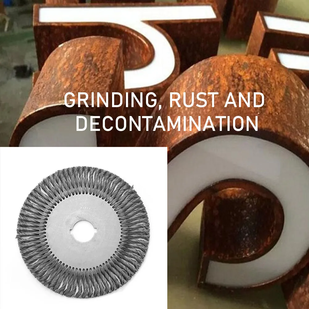 Stainless Steel Wire Grass Trimmer Head Rusting Dust Removal Plate Polishing Grinder Wheel Grass Weed Cutting for Lawn Mower
Stainless Steel Wire Grass Trimmer Head Rusting Dust Removal Plate Polishing Grinder Wheel Grass Weed Cutting for Lawn Mower