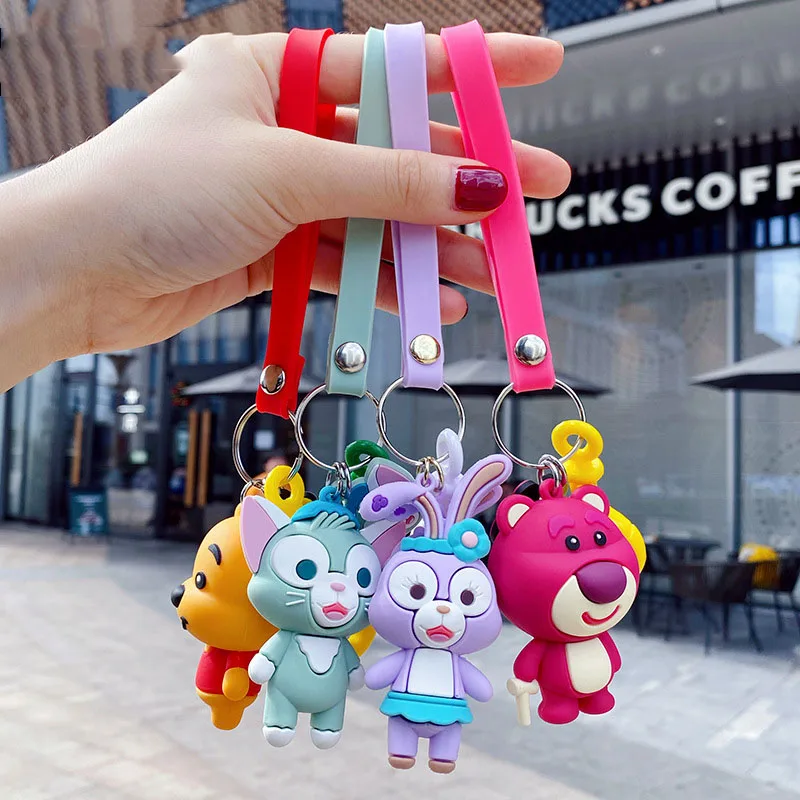Disney Stellalou Lotso Cute Keychain Ring Fashion Lovely Pendant Bag accessory Charm Doll Couple Girl Gifts
Disney Stellalou Lotso Cute Keychain Ring Fashion Lovely Pendant Bag accessory Charm Doll Couple Girl Gifts