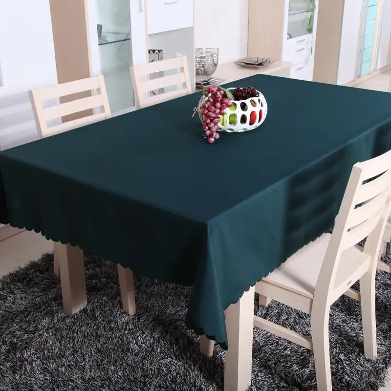 25 Rectangular Dining Table Cover 100% Polyester Coffee Tablecloth Rectangle For Hotel Wedding Party Decoration | Дом и сад