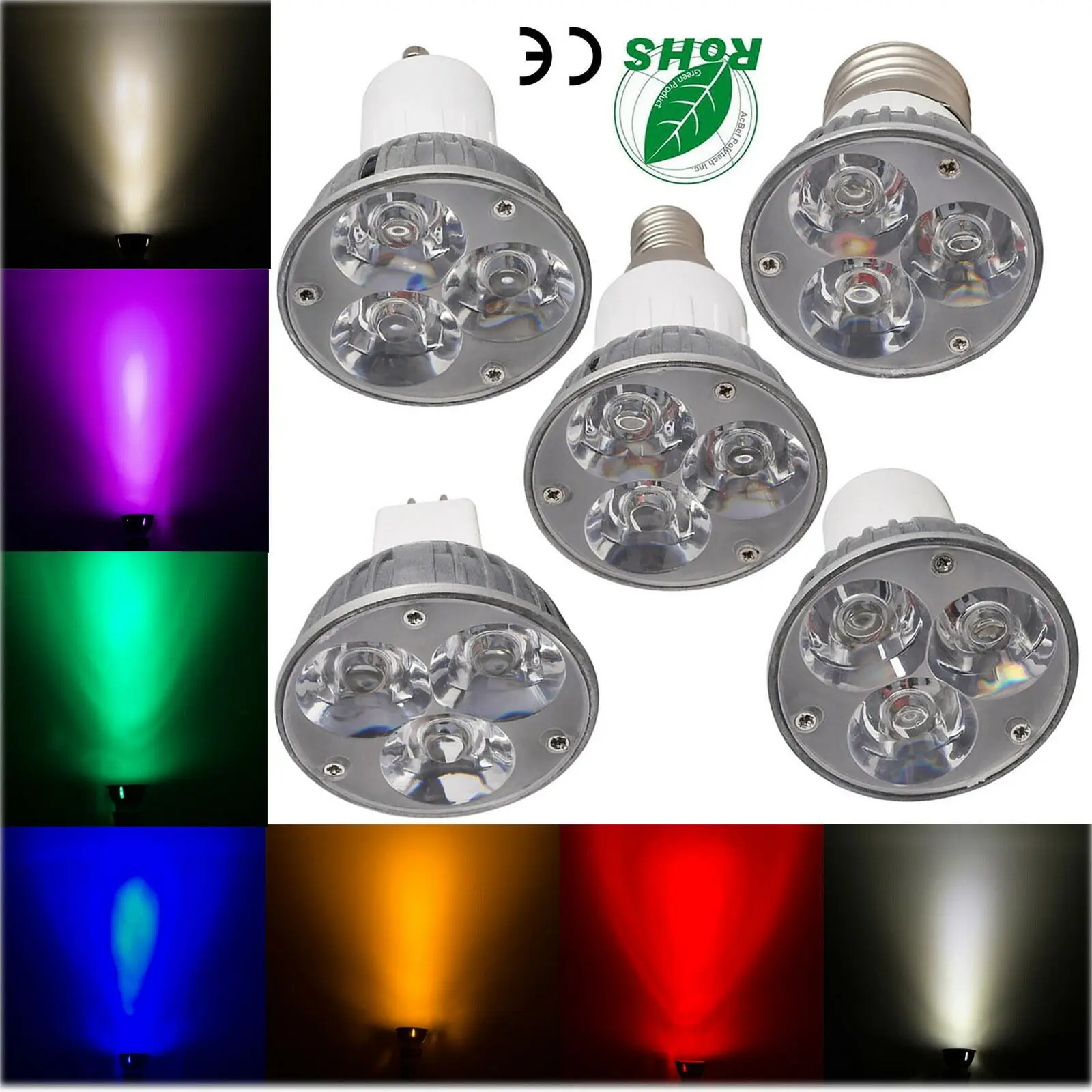 Lampada 8 Colorful Led Light GU10/B22/E27/E14/E12/B15/GU5.3 LED Spotlight 6W Bulbs DC12V Chandelier High-Quality Lamp Light
Lampada 8 Colorful Led Light GU10/B22/E27/E14/E12/B15/GU5.3 LED Spotlight 6W Bulbs DC12V Chandelier High-Quality Lamp Light