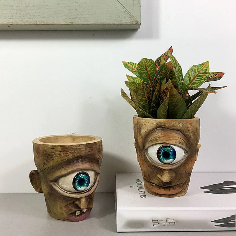 Nordic Resin Realistic Cyclops Flowerpot Sculpture Decoration Western Mythical Characters Desktop Home Decor Ornaments
Nordic Resin Realistic Cyclops Flowerpot Sculpture Decoration Western Mythical Characters Desktop Home Decor Ornaments