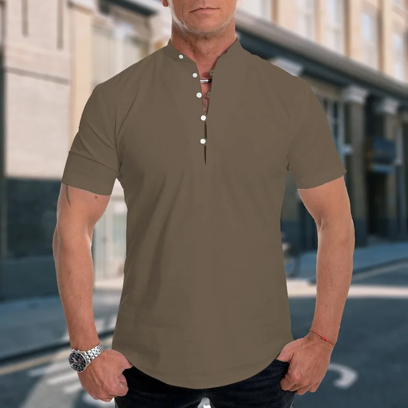 Laamei Plus Size 5XL New Fashion Brand Men's Shirt Solid V Neck Short Sleeve Shirt Men Slim Fit Summer Casual Mens Shirts
Laamei Plus Size 5XL New Fashion Brand Men's Shirt Solid V Neck Short Sleeve Shirt Men Slim Fit Summer Casual Mens Shirts