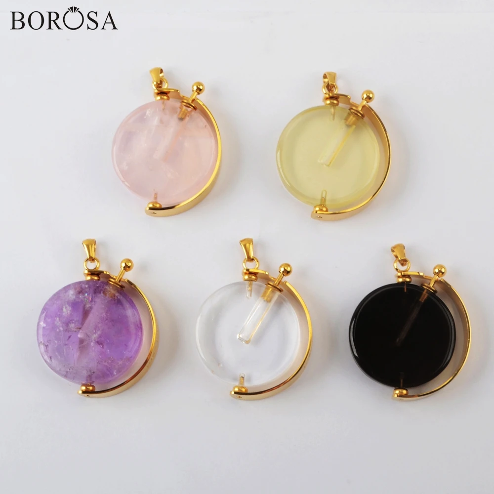 BOROSA натуральные камни, подвеска, украшения, эфирное масло, диффузор для женщин, ожерелье, кулон WX1304
BOROSA натуральные камни, подвеска, украшения, эфирное масло, диффузор для женщин, ожерелье, кулон WX1304