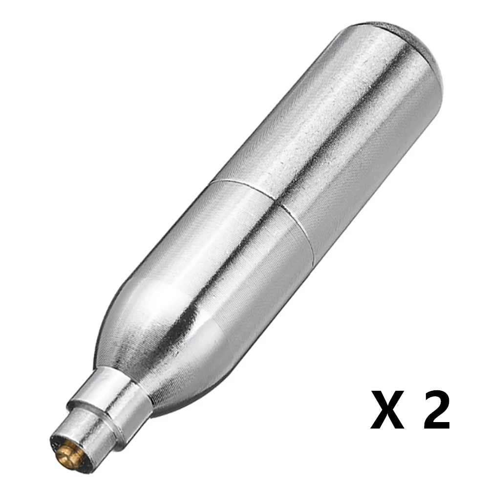 2x Bike Bicycle Recyclable Inflated Gas Cylinder 12g Co2/soda Water/life Jacket Gas Cylinder Bike Bicycle Accessories
2x Bike Bicycle Recyclable Inflated Gas Cylinder 12g Co2/soda Water/life Jacket Gas Cylinder Bike Bicycle Accessories