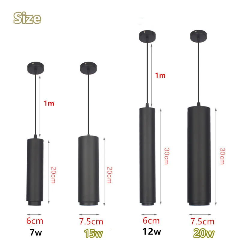 LED Pendant Light Cylindrical Zoom Spotlight COB Ceiling 7w 12w 15w 20w Hang Lamp Dining/Living Room Bar Cafe dropLight Fixture
LED Pendant Light Cylindrical Zoom Spotlight COB Ceiling 7w 12w 15w 20w Hang Lamp Dining/Living Room Bar Cafe dropLight Fixture