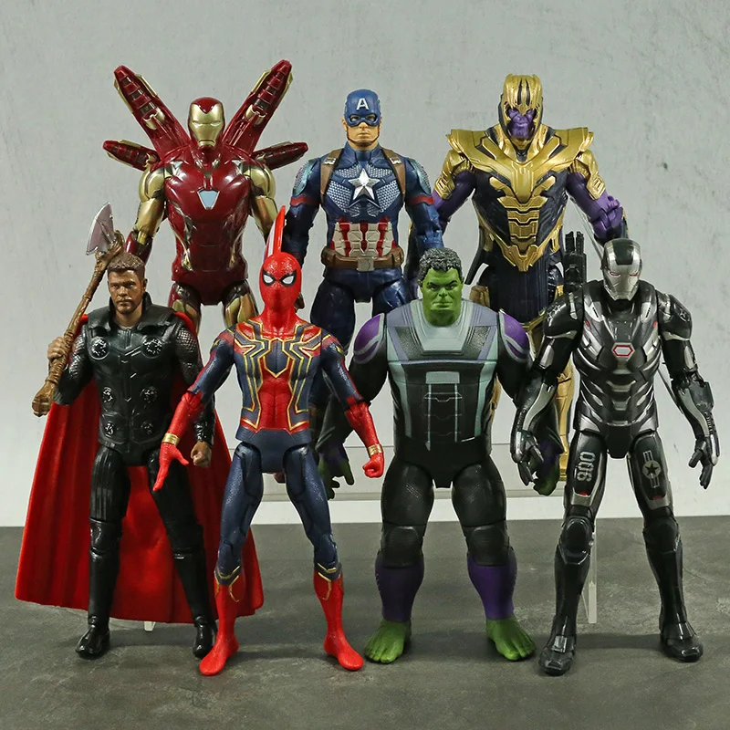 Оригинальный подлинный Marvel Человек-паук, Железный человек Капитан Америка Тора, Халка военная машина танос 7 ", двигающиеся фигурки, коллекц...
Оригинальный подлинный Marvel Человек-паук, Железный человек Капитан Америка Тора, Халка военная машина танос 7 ", двигающиеся фигурки, коллекц...