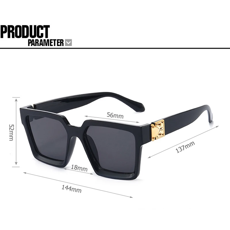 Retro Fashion Oversize Square Sunglasses Women Brand Designer Summer Styles Candy Colors Fashion Silver Mirror Shades Men
Retro Fashion Oversize Square Sunglasses Women Brand Designer Summer Styles Candy Colors Fashion Silver Mirror Shades Men