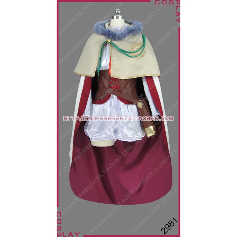

Black Clover Magic Knight Golden Dawn Royal Knights Mimosa Vermillion Anime Ver. Uniform Outfit Clothing Cosplay Costume S002