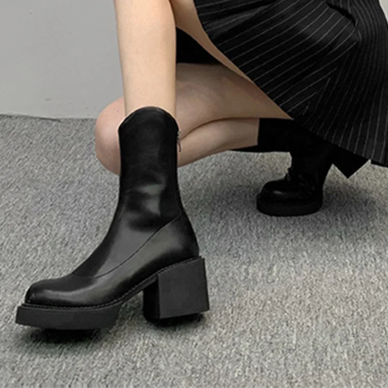 Elastic Fashion Boots For Women 2021 Fall/Winter Fashion Designed Platform Retro Thick Heel Low-Cut Martan Botas Ladies Shoes
Elastic Fashion Boots For Women 2021 Fall/Winter Fashion Designed Platform Retro Thick Heel Low-Cut Martan Botas Ladies Shoes