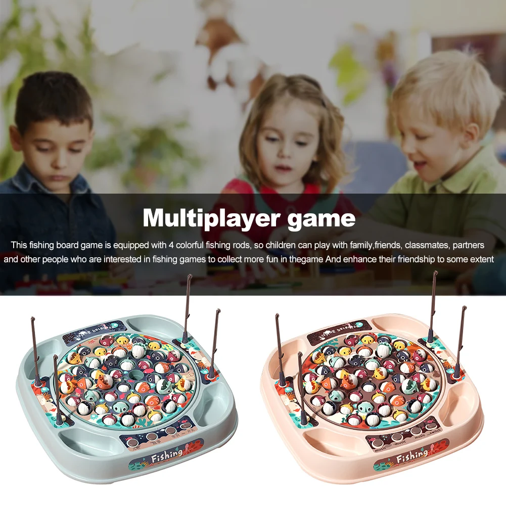Board Game 45 Simulation Fish Birthday Gift Educational For Kids Fishing Toy Set With Music Accessories Home Fun Multi-function
Board Game 45 Simulation Fish Birthday Gift Educational For Kids Fishing Toy Set With Music Accessories Home Fun Multi-function