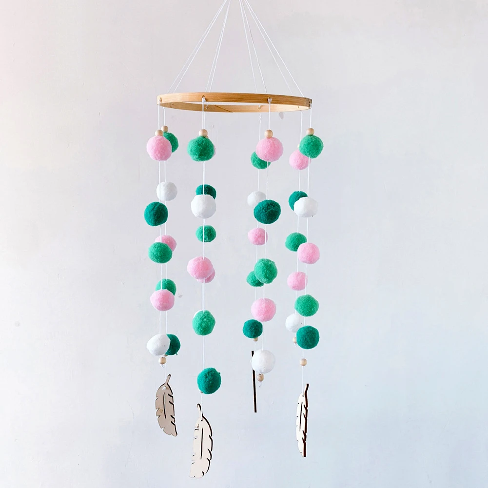 Indoor Outdoor Wall Decoration Wind Chimes Nordic Colorful Ball Fuzzy Balls Wooden Leaves Wind Chime Room Crib Hanging Ornament
Indoor Outdoor Wall Decoration Wind Chimes Nordic Colorful Ball Fuzzy Balls Wooden Leaves Wind Chime Room Crib Hanging Ornament