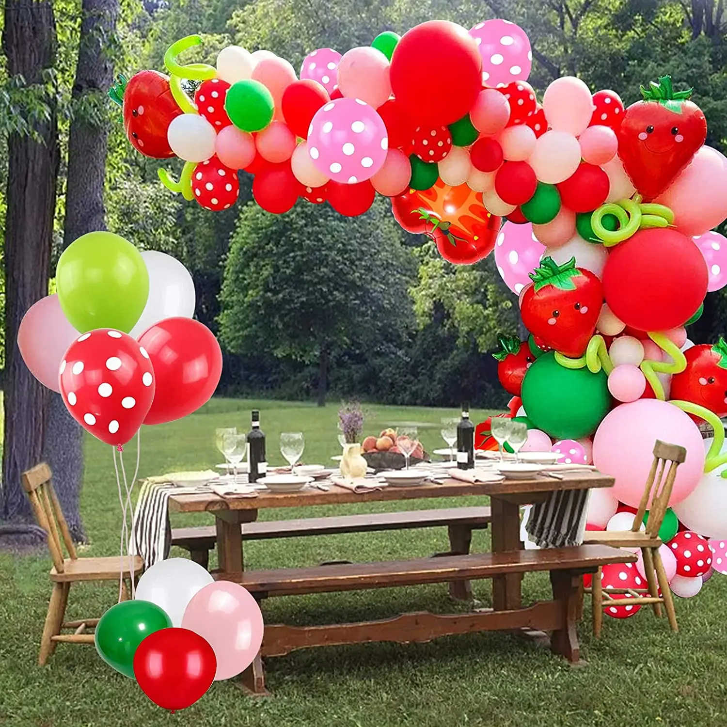 140 pieces of strawberry party wreath arched balloon set for girls birthday and baby shower supplies bridal wedding background d
140 pieces of strawberry party wreath arched balloon set for girls birthday and baby shower supplies bridal wedding background d