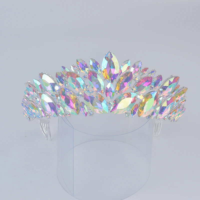 New Trendy Crown Bride Headband Bridal Tiaras Baroque Crystal Wedding Hair Accessories Headdress Party Big Tiara Comb For Women
New Trendy Crown Bride Headband Bridal Tiaras Baroque Crystal Wedding Hair Accessories Headdress Party Big Tiara Comb For Women