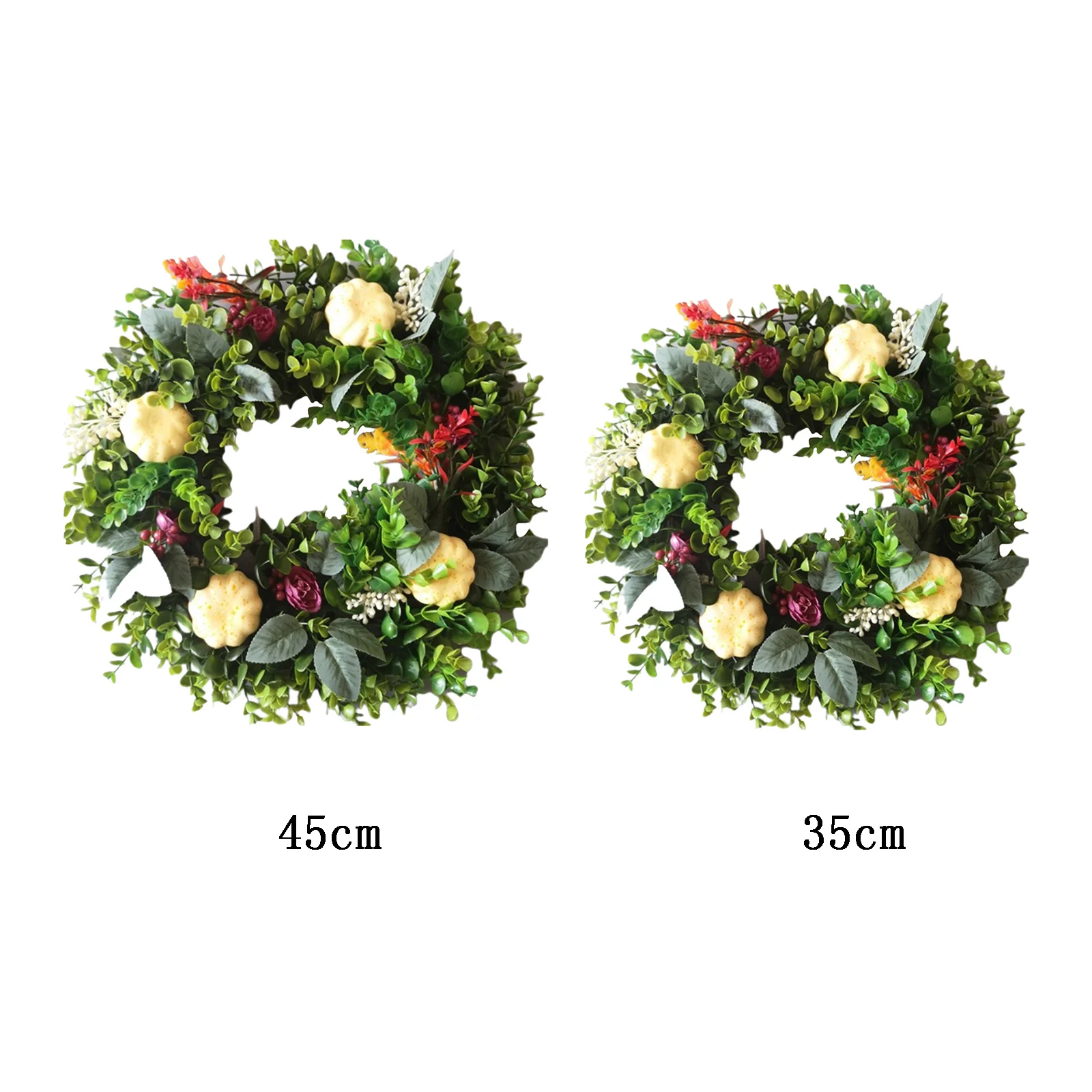 White Pumpkins Ranunculus Wreath, Autumn Leaf Harvest, DIY ing Wreath for ing Ornament halloween Fall Home Decoration 
White Pumpkins Ranunculus Wreath, Autumn Leaf Harvest, DIY ing Wreath for ing Ornament halloween Fall Home Decoration