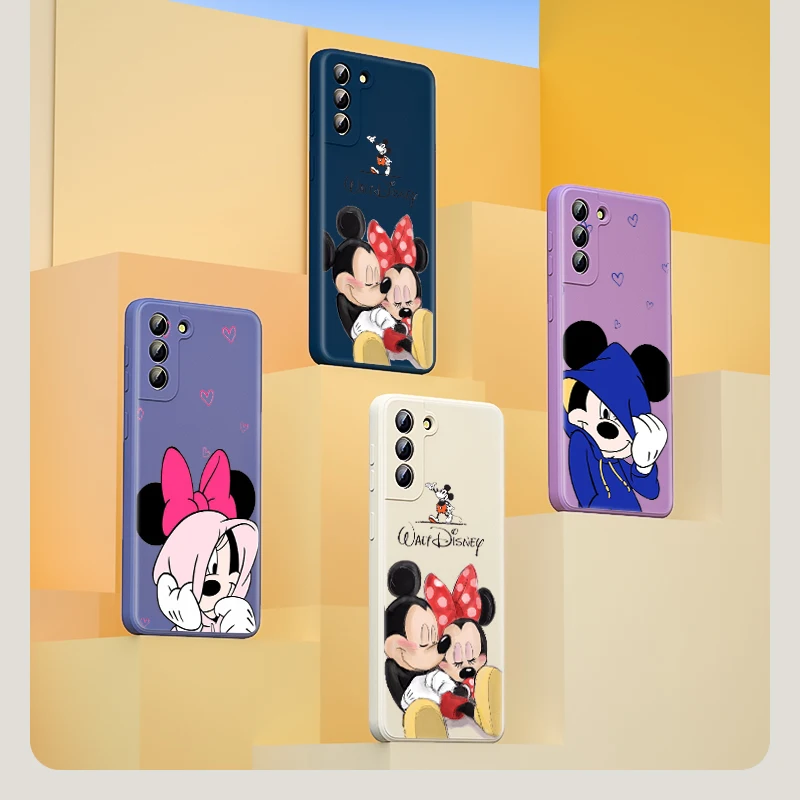 Pink Mickey Minnie Phone Case For Samsung Galaxy Note 20 10 S21 S20 FE S10 Ultra Plus Lite Pro 5G Liquid Silicone TPU Capa
Pink Mickey Minnie Phone Case For Samsung Galaxy Note 20 10 S21 S20 FE S10 Ultra Plus Lite Pro 5G Liquid Silicone TPU Capa