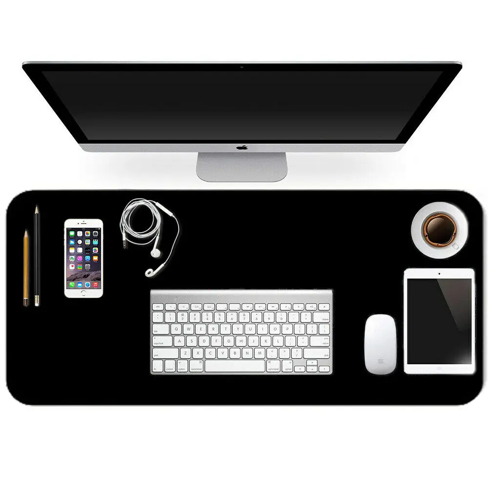 90x40cm Large Desktop Anti-slip Mat Mouse Pad Pure Black Ultra Thin Anti-skid Anti-dirty Gaming Mouse Desktop Mat For Men
90x40cm Large Desktop Anti-slip Mat Mouse Pad Pure Black Ultra Thin Anti-skid Anti-dirty Gaming Mouse Desktop Mat For Men