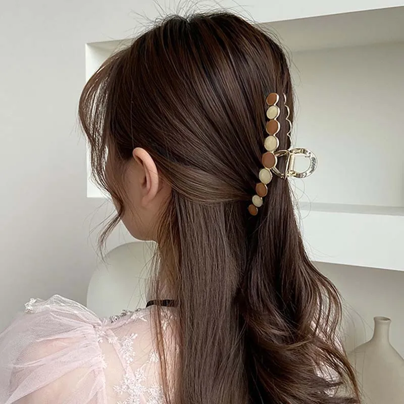 Korean Style Bath Hair Clips 1Pcs Nice Gift Hairpin for Girl Women Crab Claws Clam Metal Fashion Hair Accessories
Korean Style Bath Hair Clips 1Pcs Nice Gift Hairpin for Girl Women Crab Claws Clam Metal Fashion Hair Accessories